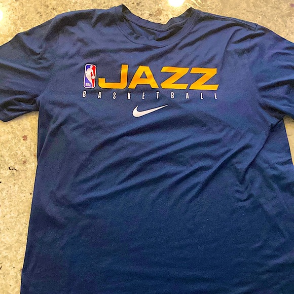 Navy Jazz Basketball Dri-fit Shirt - Picture 1 of 3